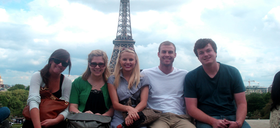 Did you ever wonder what is like to be on top of the Eiffel tower? You can find out next summer. Enroll in Principles of Marketing and Management;  spend time in Paris.